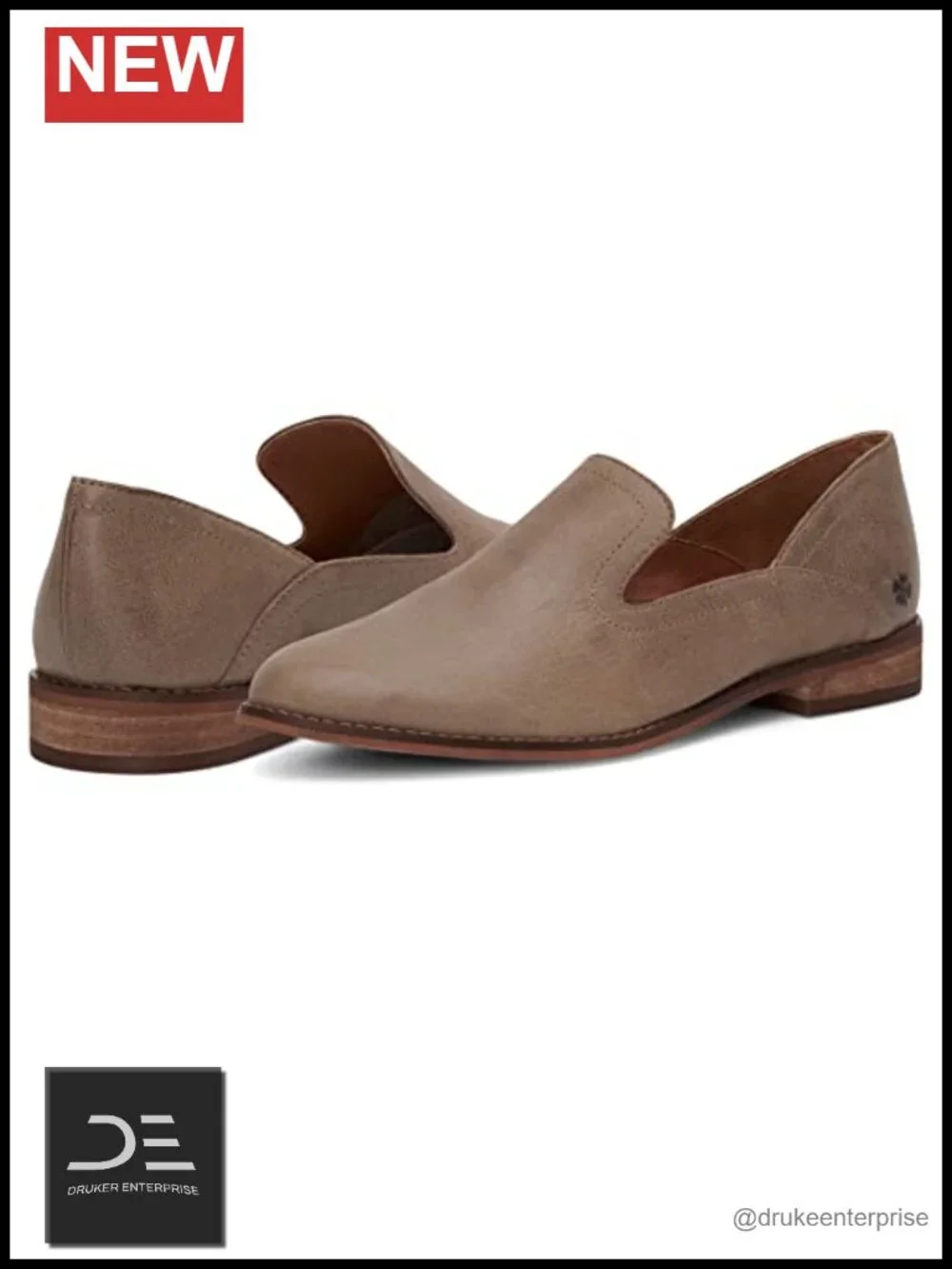 Lucky Brand Women's Leather Slip-On Loafers Flat | Classic Comfort